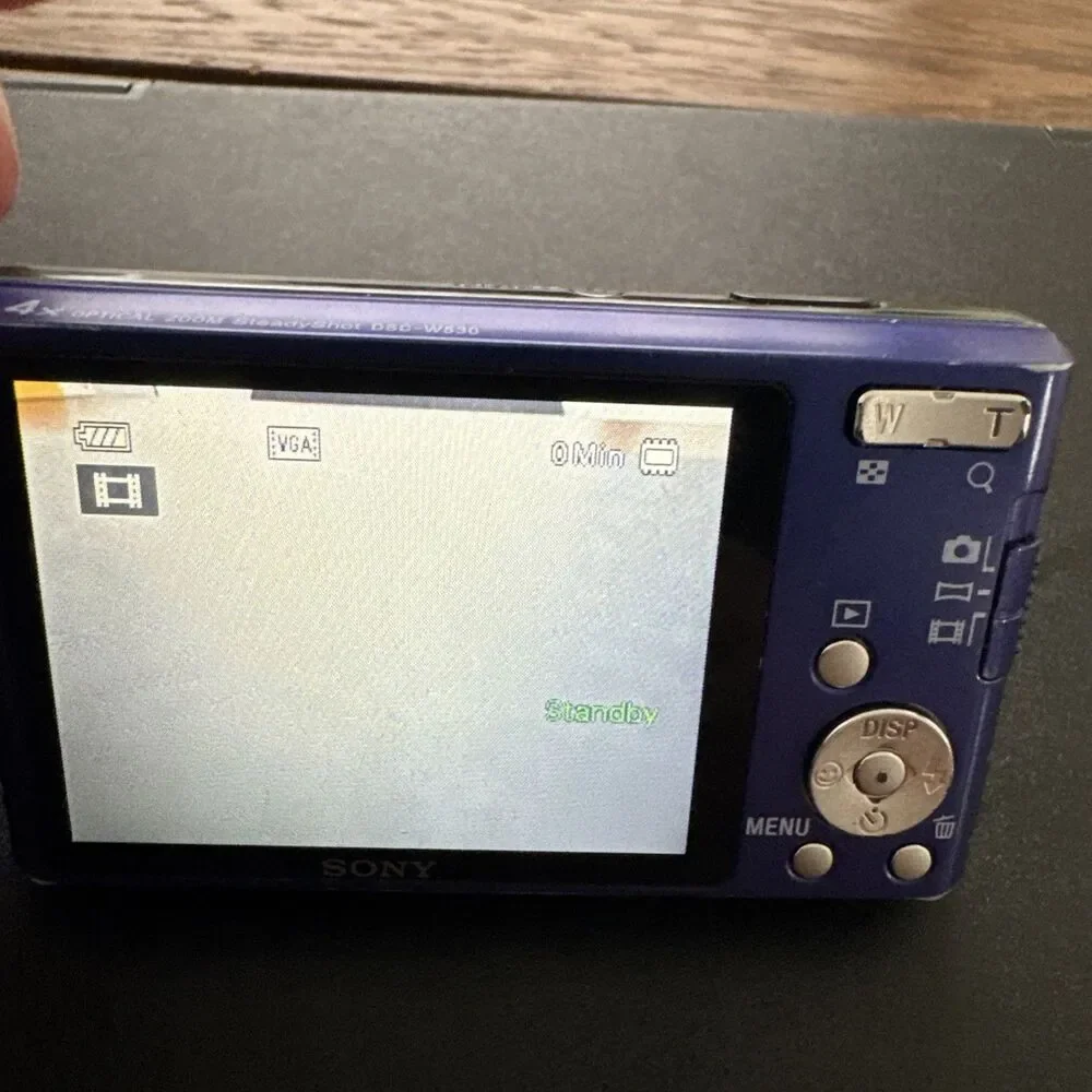 Sony Cyber-shot DSC-W530 14.1MP Digital Camera Blue 4x Optical Zoom Carl Zeiss